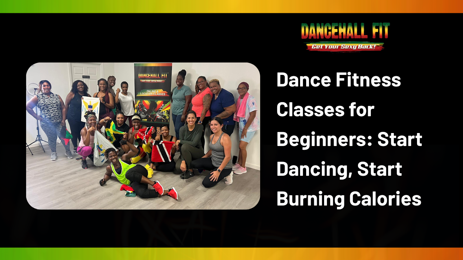 Beginner-friendly dance fitness class with easy workout moves